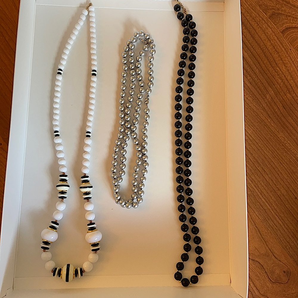 Vintage Costume beaded necklaces from the 80’s